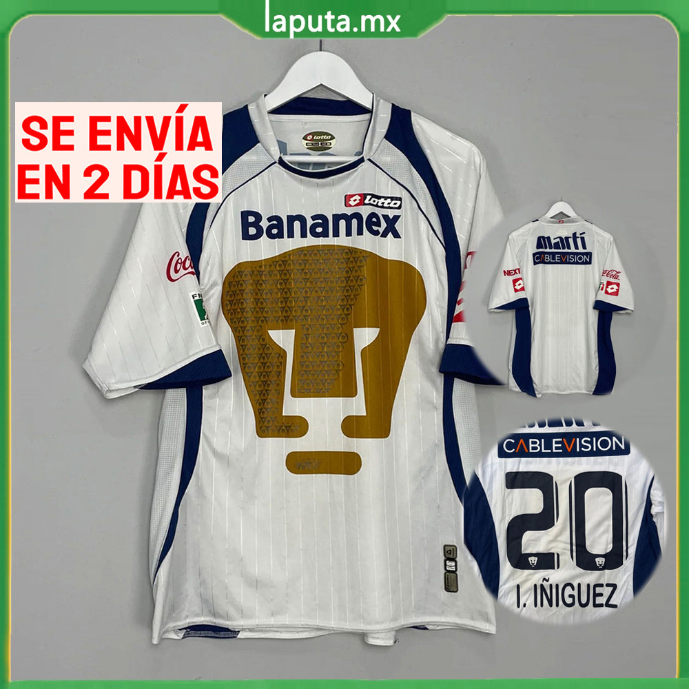 Liga Mx Jersey Pumas 2008 Liga Mx Pumas Uniforme 2022 2022-2023 Pumas UNAM  Away Shirt Dani