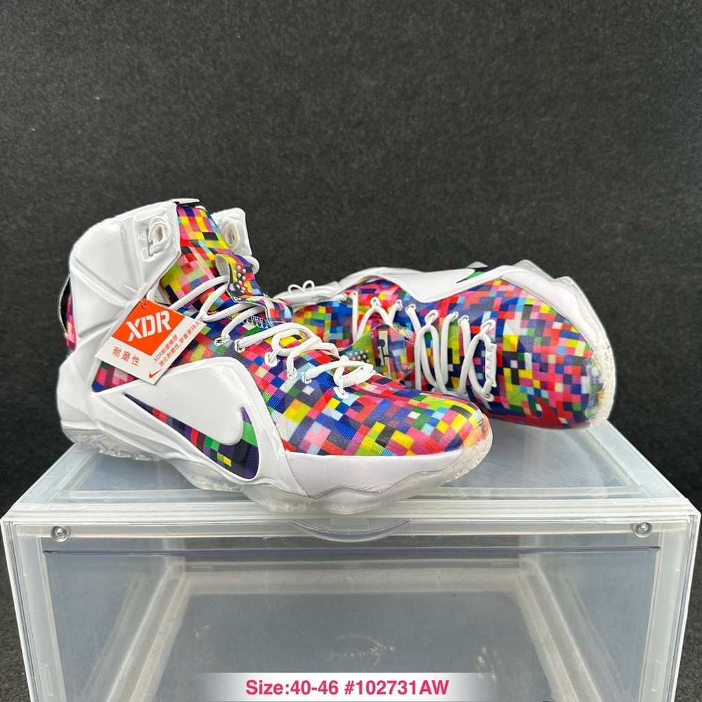 Original Tiro real Nike Lebron 12 p.s Elite NBA James 12a Generacion Zapatillas De Baloncesto