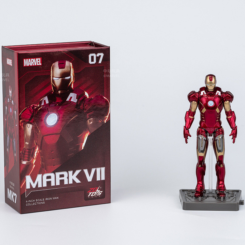 ZD Juguetes Marvel Avengers Iron Man Gnaku Miniatura Figura De Accion Coleccionable 10CM Mark 1 A 7 Figuras Modelo Regalo De Cumpleanos Shopee Mexico