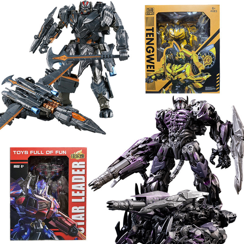 Shockwave Transformers Studio Series MegaTank Transformer Ironhide Hot Rod Optimus Prime Deformable Robot Juguetes Ninos Modelo Shopee Mexico