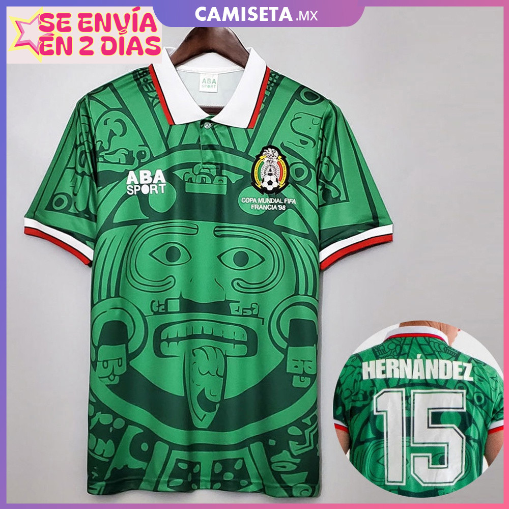 Uniforme Playera Seleccion Mexicana 98 Uniforme Jersey Seleccion