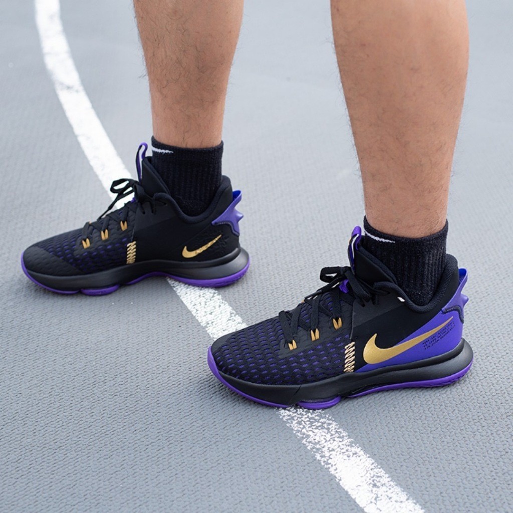 Nike LeBron Witness 5 EP Absorcion De Impactos Resistente Al Desgaste Antideslizante Ligero De Los Hombres De Tenis De Amortiguacion Transpirable Zapatos De Baloncesto Negro Rojo CQ9381 001 102 Shopee...