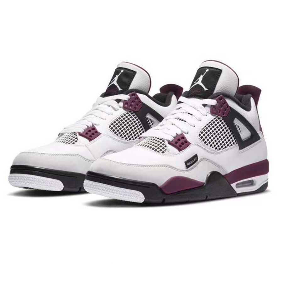 2024 37 color Nicole Air Jordan 4 Retro PSG Paris Saint Germain zapatilla de deporte al aire libre con cordones para hombres y mujeres zapatos de mesa MJTD Shopee Mexico