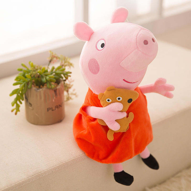 Peppa Pig Muñeca De Peluche George Mamá Cerdo Papá Figura De
