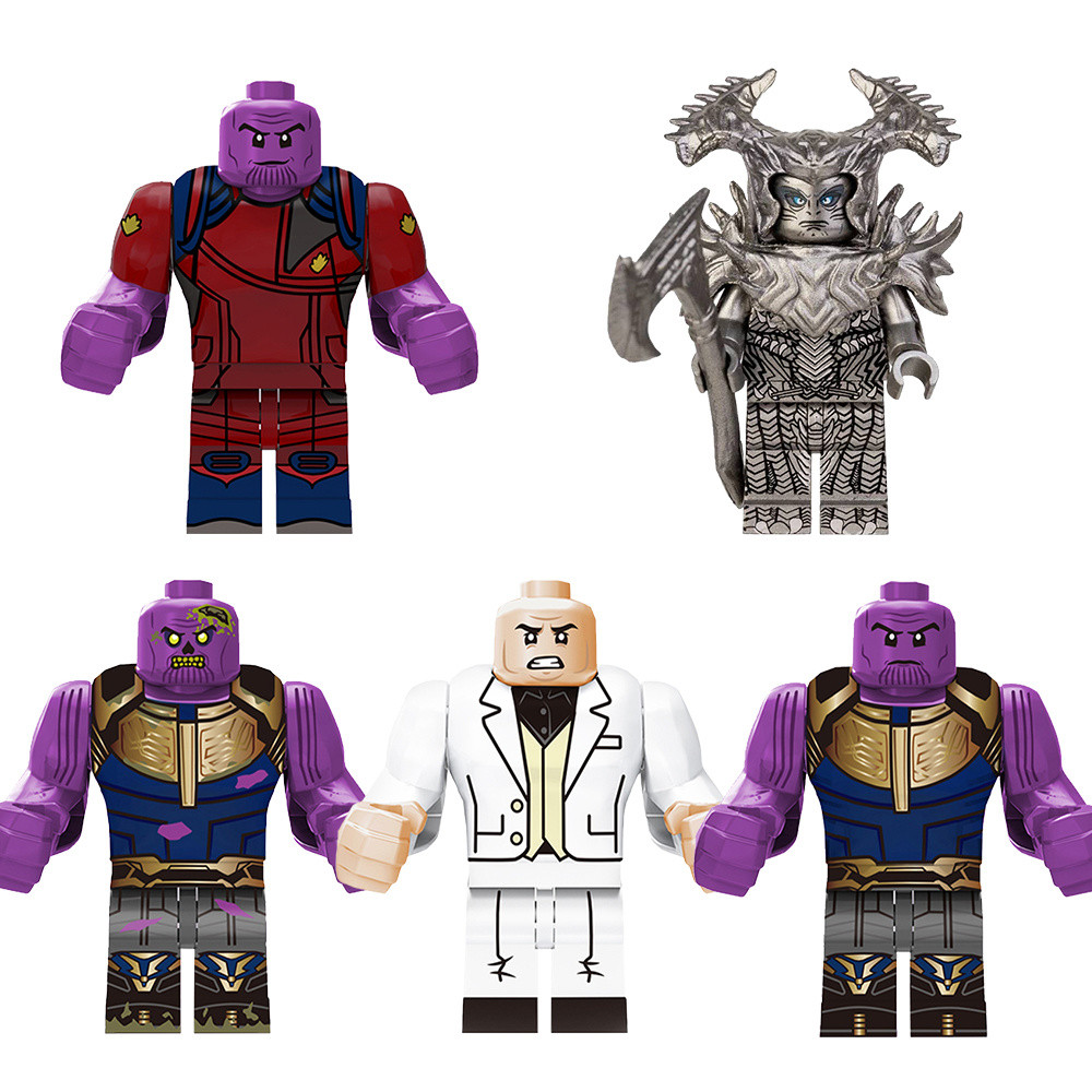 Compatible Con Lego Avengers Infinity Guantes Thanos Stone Man Adulto Minifiguras Insertar Juguetes Educativos De Bloques De Construccion