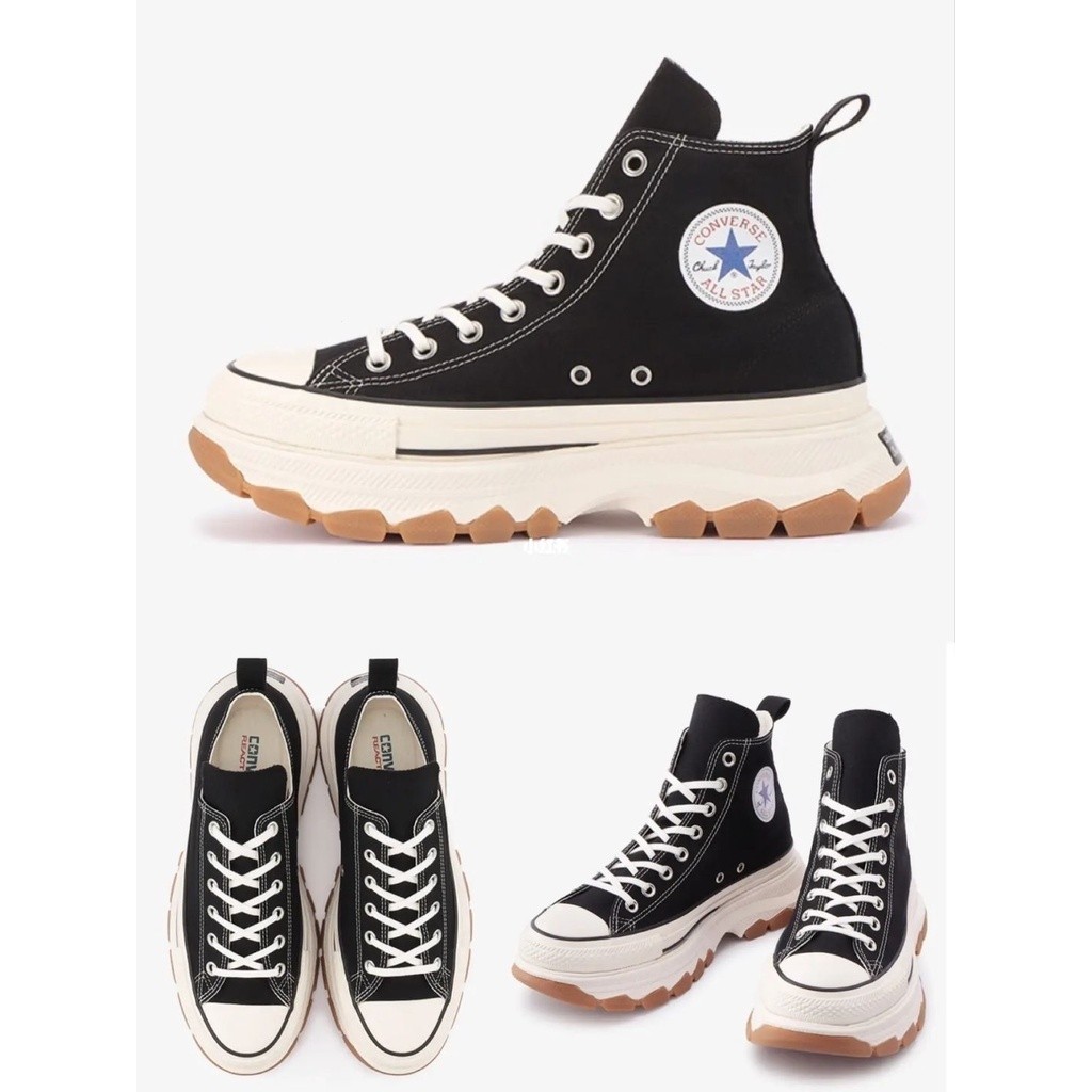 Converse All Star 100 aniversario Japon altura limitada moda retro marron suela de goma fondo grueso zapatos de lona casuales para hombres y mujeres impulsar 5cm B51 Shopee Mexico