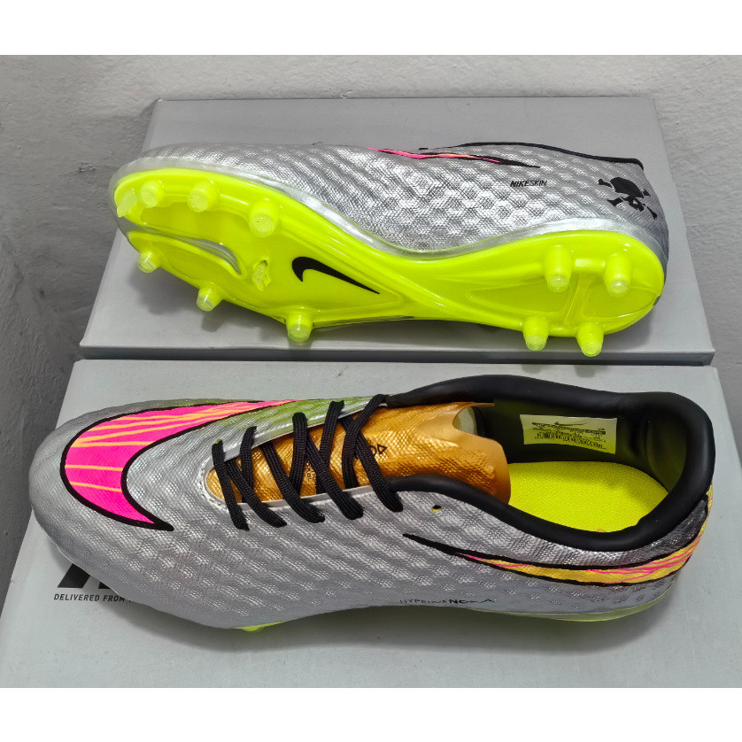 Hypervenom Phantom FG tamano 39 45 hombres y mujeres zapatos de futbol de punto al aire libre antideslizante y duradero Shopee Mexico