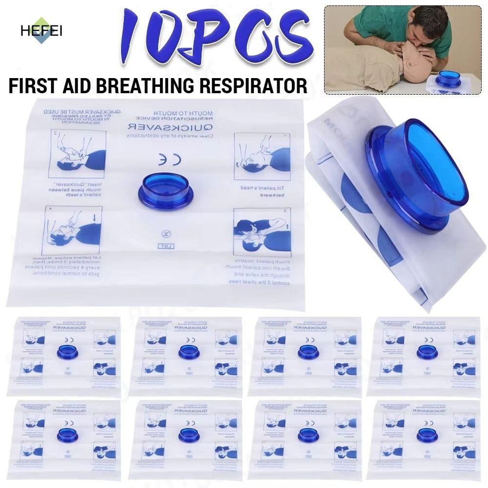 HEFEI Mascarilla Desechable Para Rcp , Respirador De Respiración Boca A ...