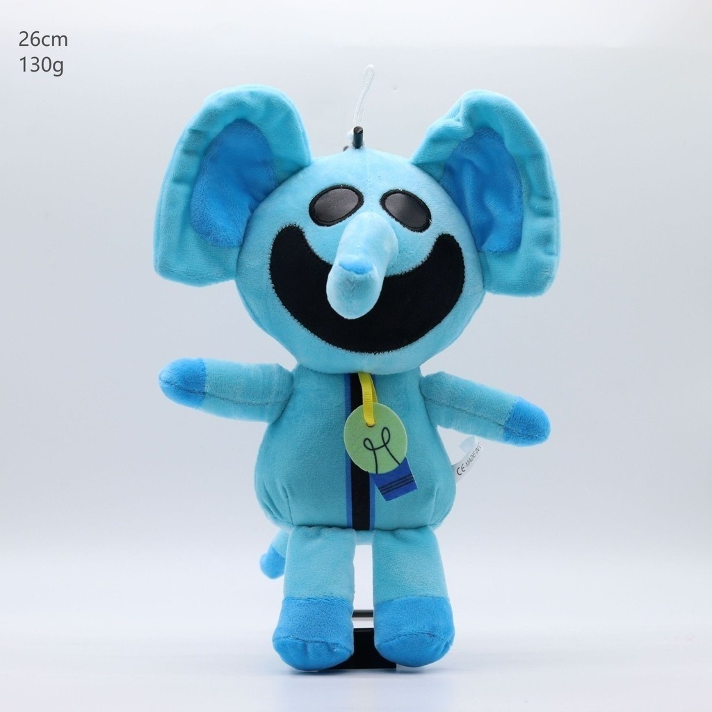 Gato sonriente peluche azul online