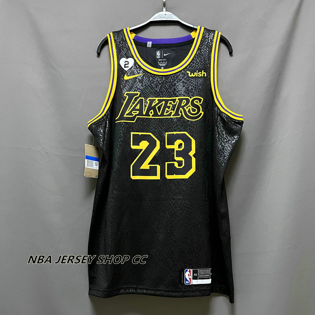Hombres Finales De La Nba Los Angeles Lakers 23 Lebron James Jersey Negro Mamba Shopee Mexico