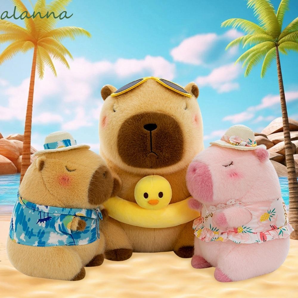 ALANNA Capybara Peluche , Ropa De Playa Círculo De Natación Capibara ...