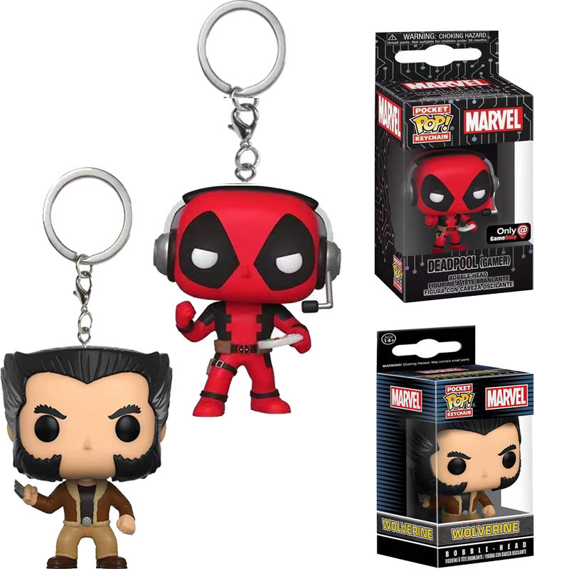 Llavero Funko Pop Keychain Deadpool Wolverine (Coleccionable