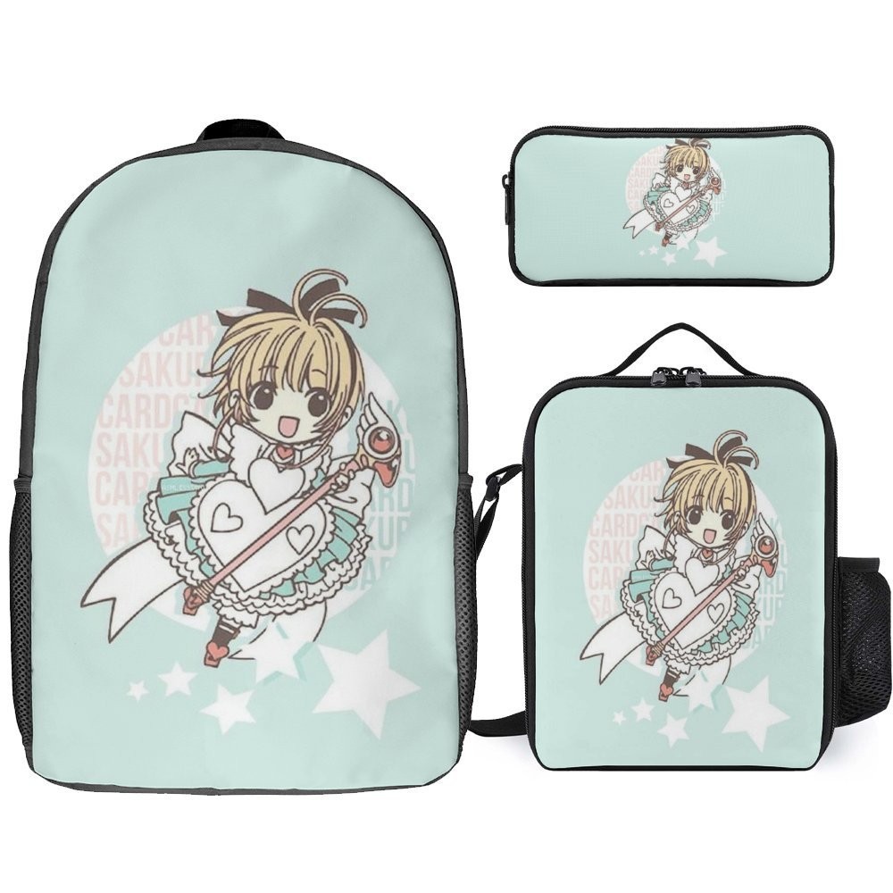 Mochila De Anime Cardcaptor Sakura Para Adolcent Y Niñas, Mochilas Colar Para Mujer, Mochilas Para Ordenador Portátil, Bolsa De Regalo Para Guardería - AliExprs 1524