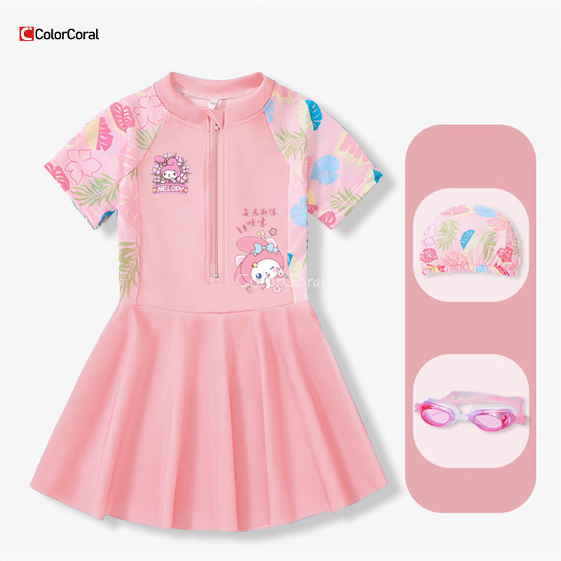 ColorCoral Traje De Baño De Dibujos Animados MyMelody Imprimir Verano ...