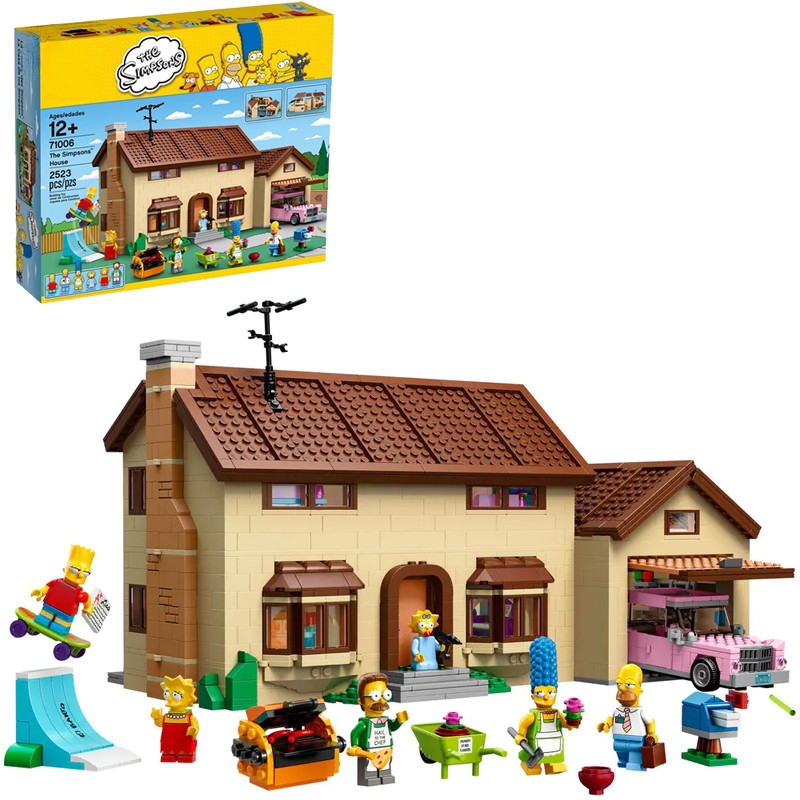 Simpson Building Blocks La Casa De Los 71006 2523 Pcs Juguetes De Construccion Regalos De Para Ninos Shopee Mexico