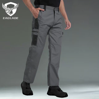 Pantalones Cargo Tácticos Hombre Tallas Grandes - Trekking, Senderismo, Caza - Corte Holgado, Múltiples Bolsillos, Algodón Sintético