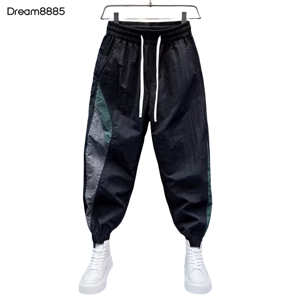 Men Harem Pants Loose Men s Cargo Style with Drawstring Waist and Side Pockets Perfect for Daily Wear Outdoor Activities Available in Various Colors