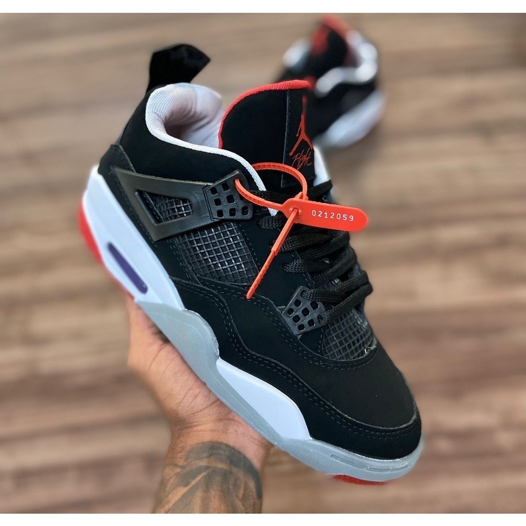 2024 nuevo retro tenis Jordan 4 modelo masculino baloncesto lanzado de 38 a 43 Promocion Shopee Mexico
