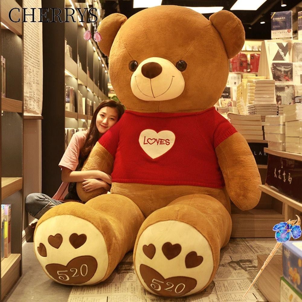 Almohada De Oso De Peluche CY Relleno De Algodon PP Juguetes De Felpa Marron Rosa Muneca De Animal Gigante Suave De 80CM Shopee Mexico