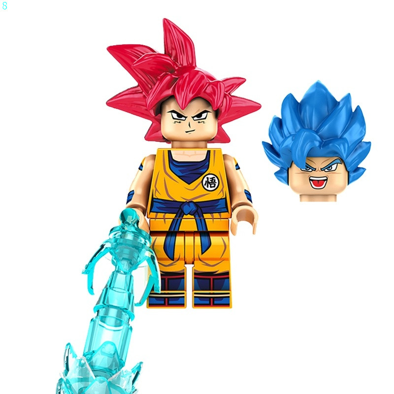 Compatible Con Lego Dragon Ball Super Saiyan Son Goku Buuu Terceros Ensamblados Bloques De Construccion Minifigura Juguete Wm6177