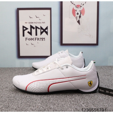 Puma Ferrari creeper blanco y negro de la moda del todo fosforo zapatos deportivos casuales Shopee Mexico