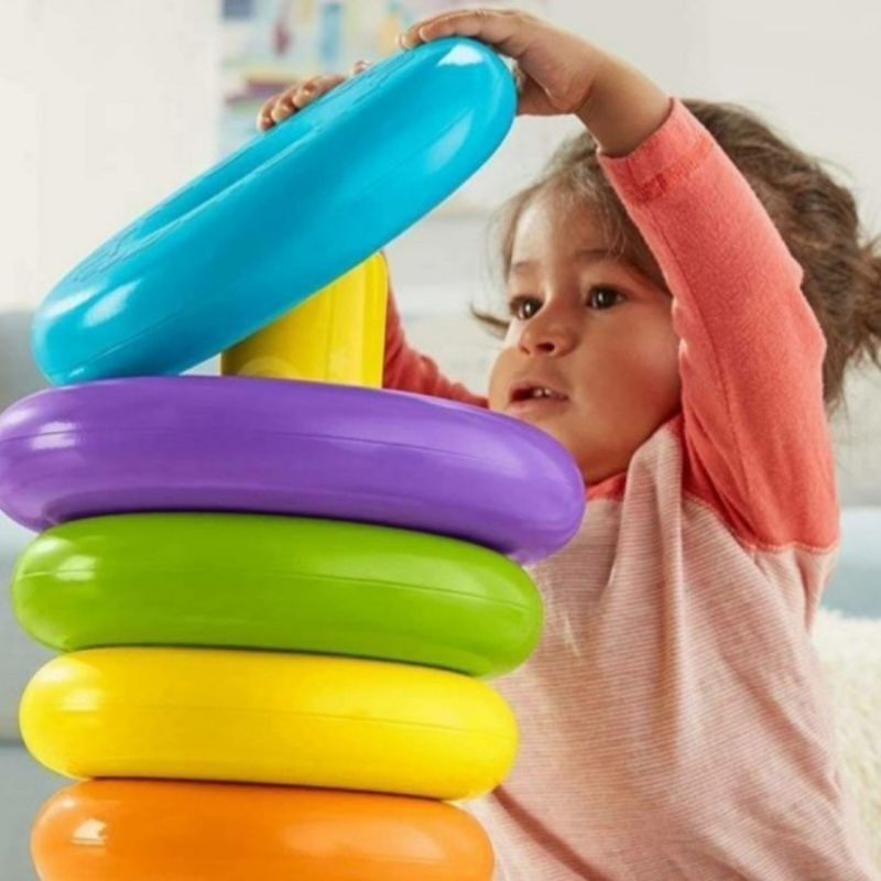 Fisher Price Rock A Stack Gigante Jumbo KSMbersaudara Juguete Educativo ...