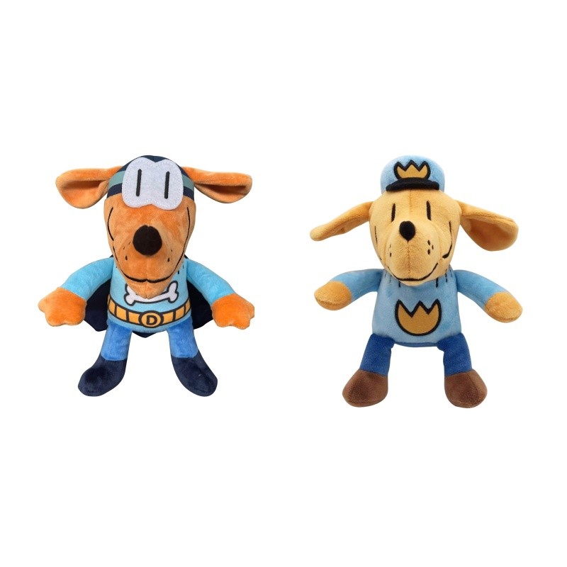 Los Peluches De Dogman 20CM Perro De Dibujos Animados Hombre