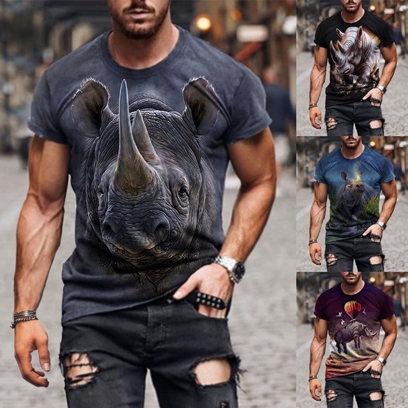 Mujer Camiseta Design Impresión 3D Graphic Pintada Diseño Manga Corta Escote Redondo Diario