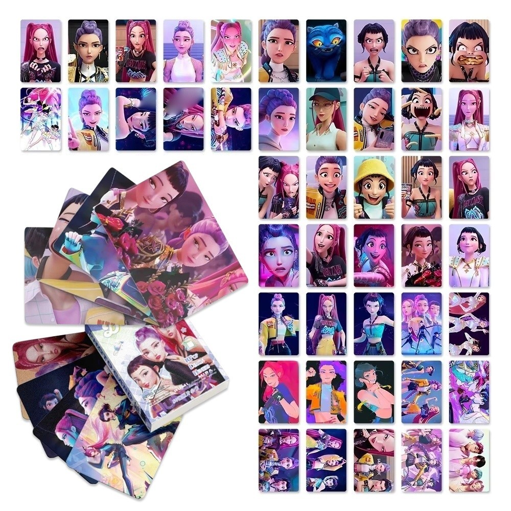 YOUMOOT 50PCS Kpop Demon Hunters Photocards , ABBY BABY RUMI Series ...