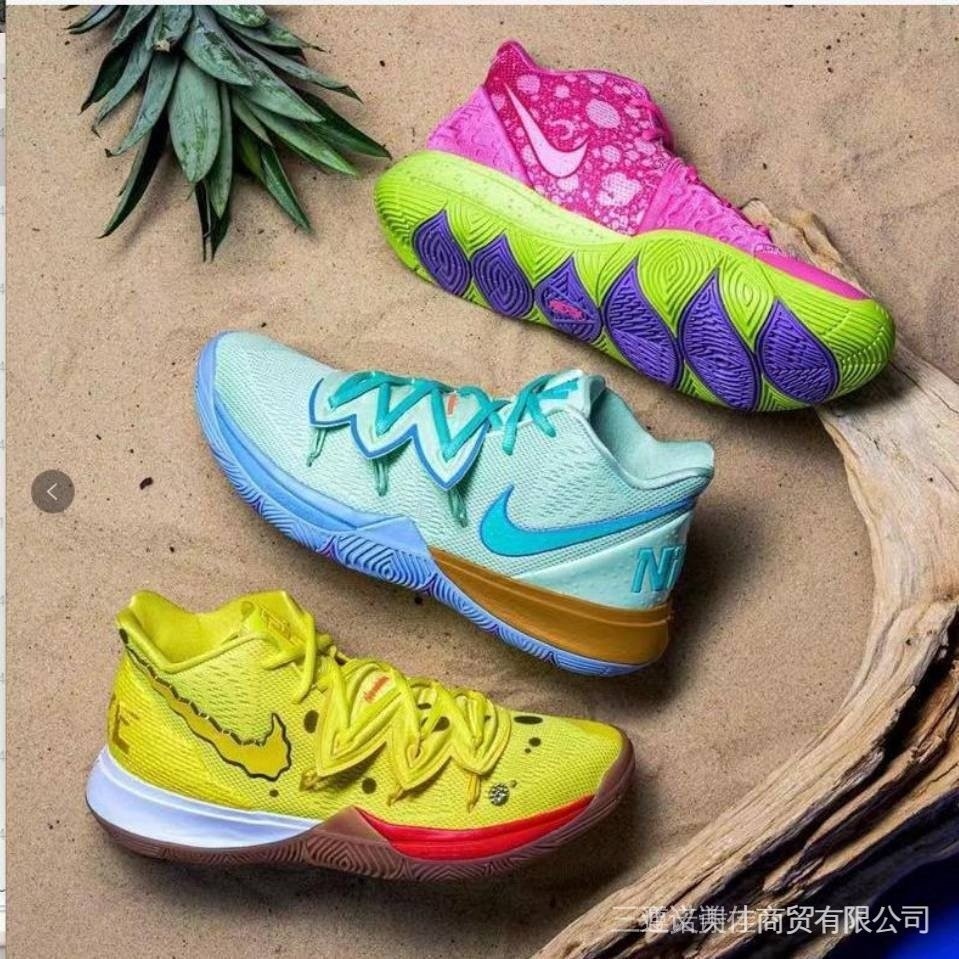 Original por nikeNike Kyrie Irving 5 Bob Esponja Patrick estrella para hombres mujeres ninos zapatos de baloncesto 36 46 zapatos de entrenamiento p822 Shopee Mexico