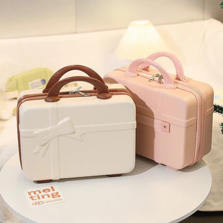 Neceser Mujer Impermeable Bolsa Maquillaje Kososuru - Pequeña, Impermeable, Portátil, Color Púrpura Claro Bolsa Piel Sintética