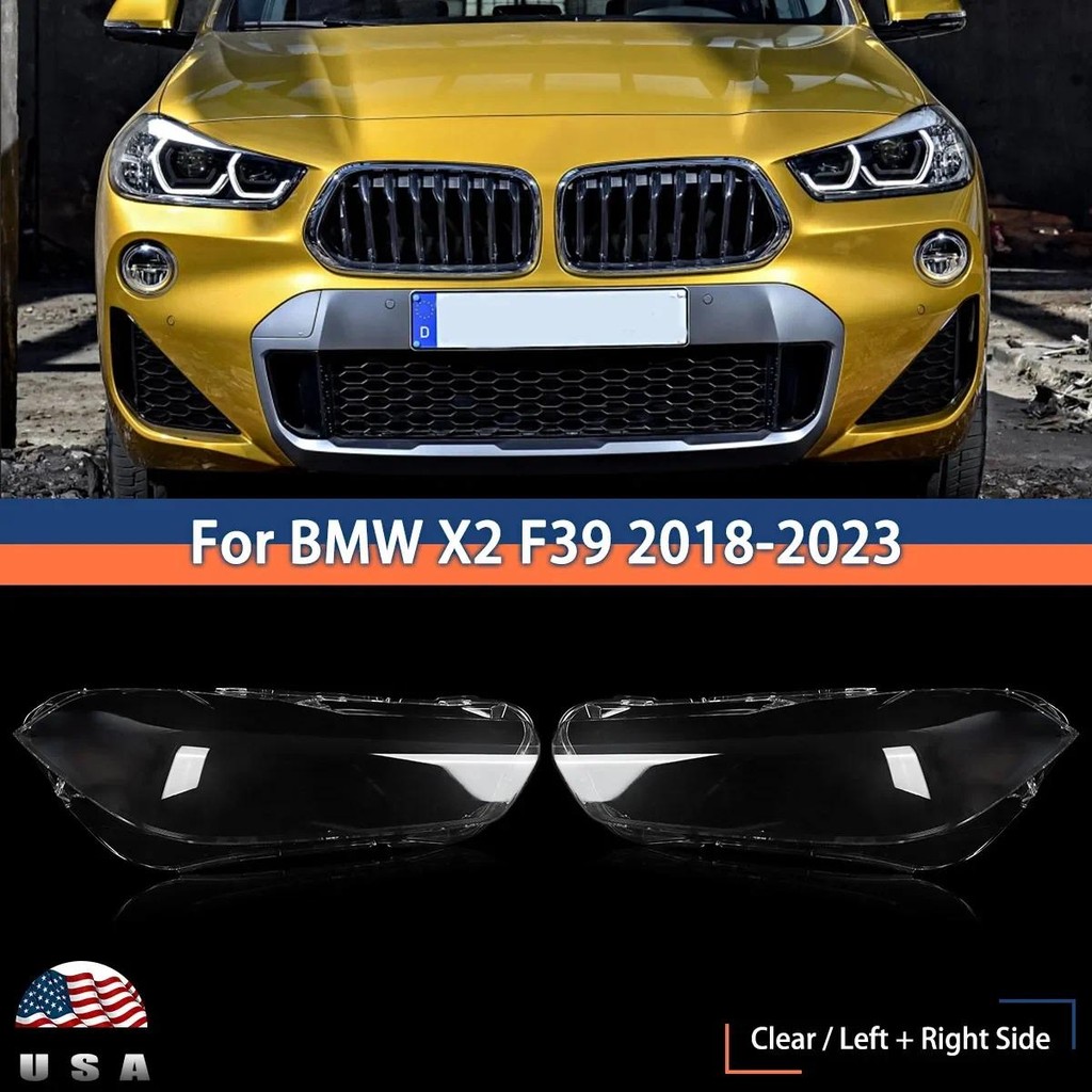 BizTech ® Inserts De Calandre à Clipser Pour BMW X2 F39 2018-2023 - Look Sportif Et Personnalisé