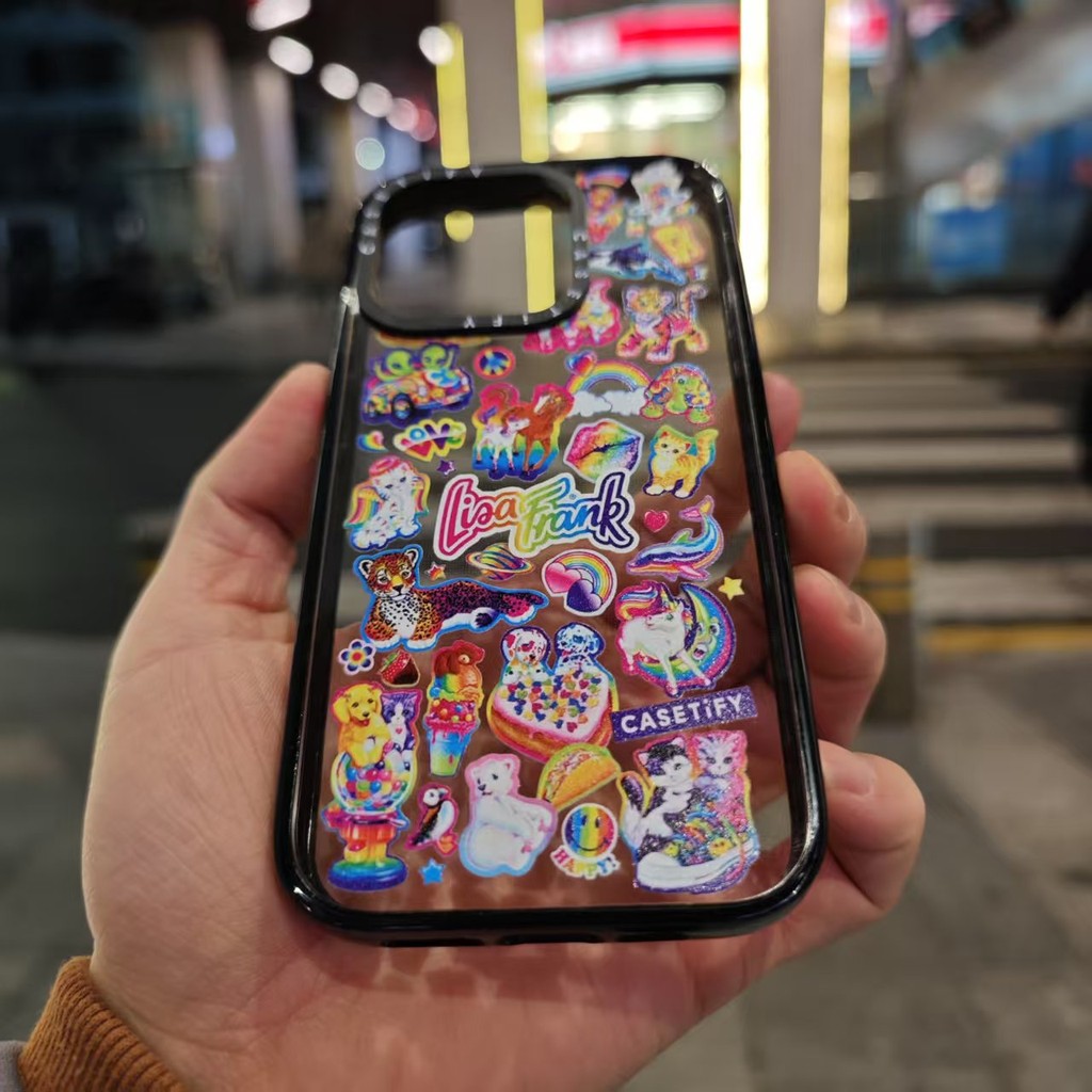 Funda De Telfono Lisa Frank Impact Para iPhone 17 16 15 14 13 12 11 Pro  Max Plus Air , Carcasa Transparente | Shopee Mxico