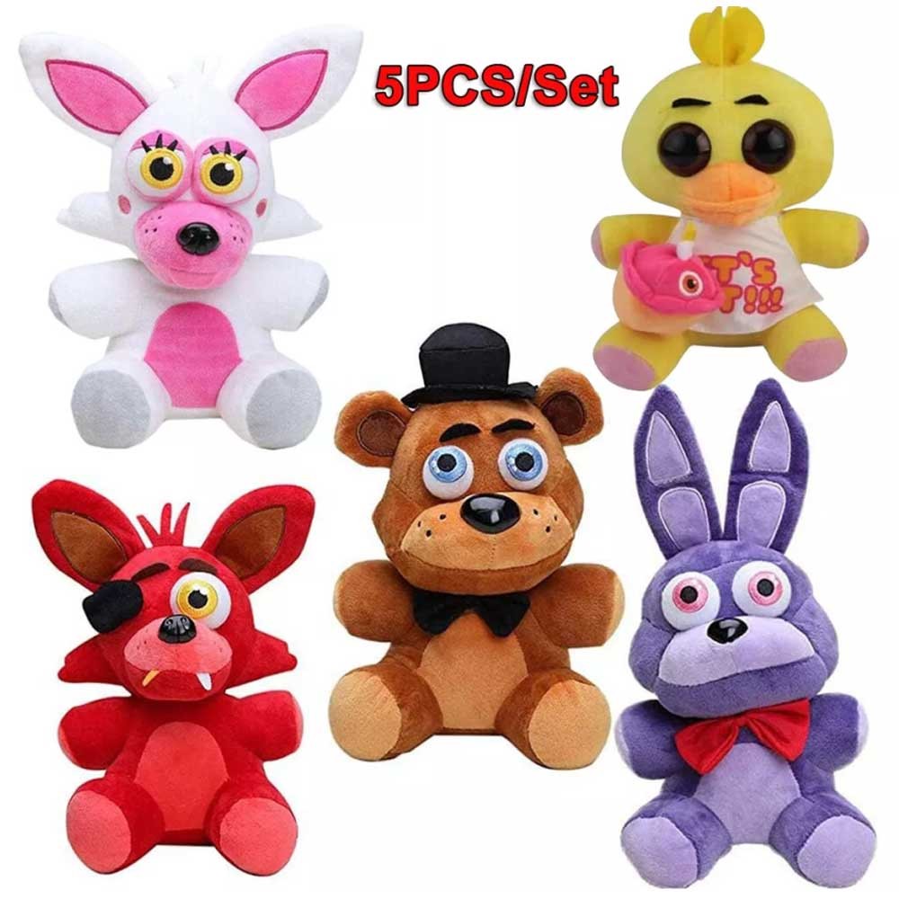 18cm FNAF Toys Five Nights at Freddys Foxy Bear Bonnie Mangle Plush Doll Gift For Kids Shopee Mexico