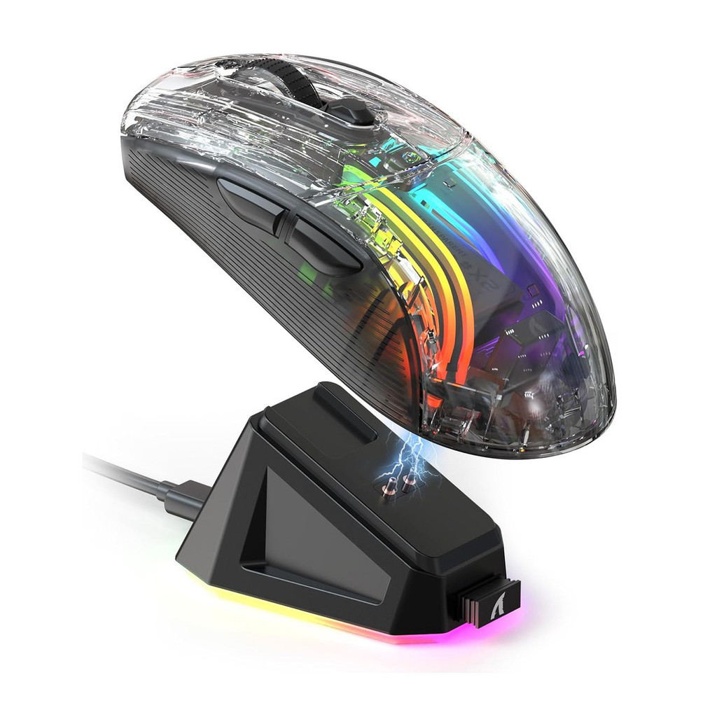 Tri Attack Shark X2Pro Gaming Mouse Magnético RGB PAW3395 Bluetooth ...