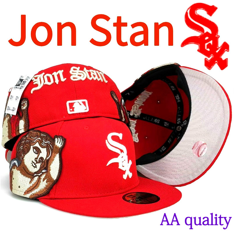 MLB Jon Stantm Rojo Chicago Blanco Sox Gorra De Béisbol Totalmente