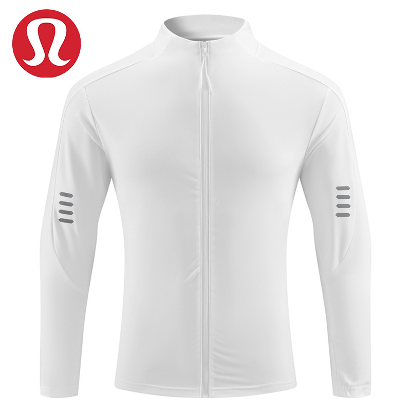 Lululemon Hombres Ajustados De Alta Elasticidad De Manga Larga De ...