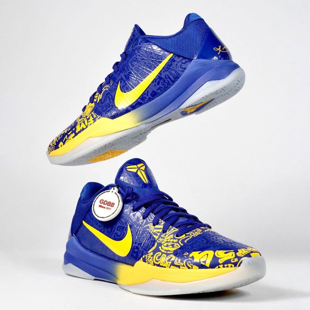 Nike Zoom Kobe 5 Protro 5 Anillos Concord Midwest Oro Autentico