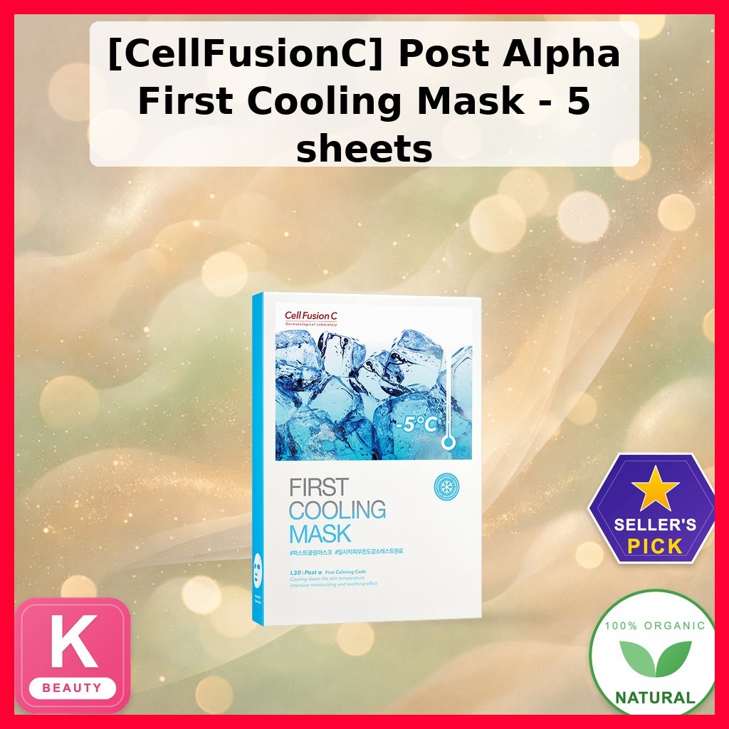 [CellFusionC] Mascarilla Refrescante Post Alfa-5 Láminas/Coreana/100 % ...