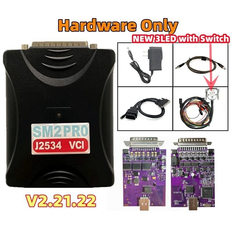 Nuevo Programador De ECU VCI SM2 Pro J2534 , Lectura Y Escritura , Ef ...