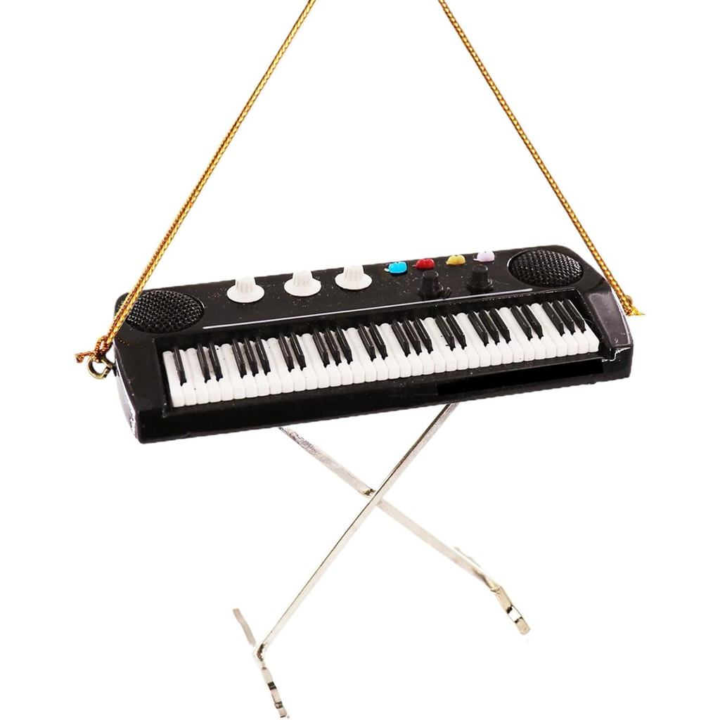 Juego De 11 Instrumentos Musicales En Miniatura Escala 1:12 | Piano, Violín, Trompeta, Saxofón Y Guitarra | Decoración Para Casa De Muñecas
