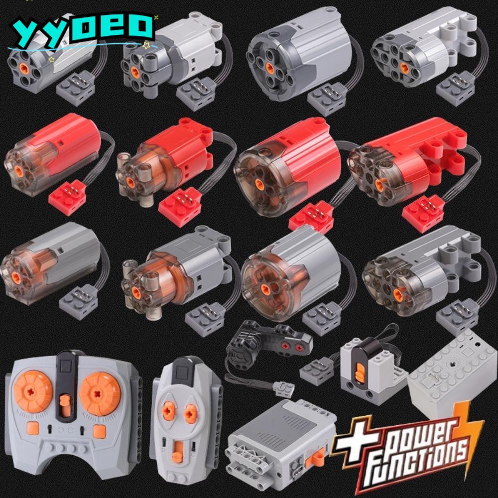 Kit De Motorización BrickBounty De 16 Piezas | Control Remoto Y Potencia Para Bloques De Construcción | Parte Técnica MOC Para STEM