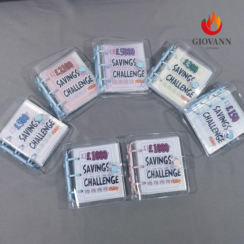 GIOVANNI Libro De Desafíos De Ahorro , Carpeta Creativa De PVC Para ...