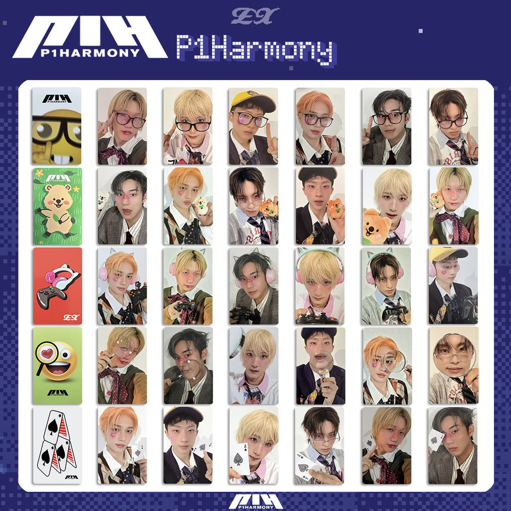 ¡ 6 Piezas P1HARMONY EX DUH ! 8 . O Mini Álbum Tarjetas Lomo SW KTOWN4U ...