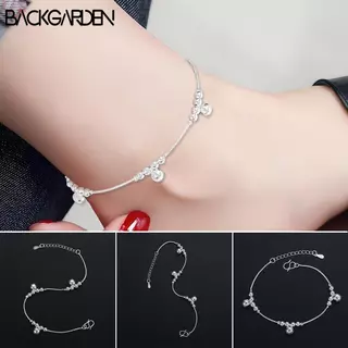 Pulsera De Tobillo De Moda Bohemia De Múltipl Capas En La Pierna