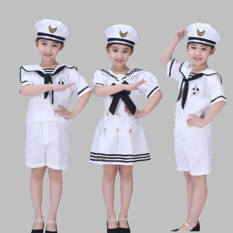 Disfraces De Marina Para Niños Niños Niñas Uniformes De Marinero