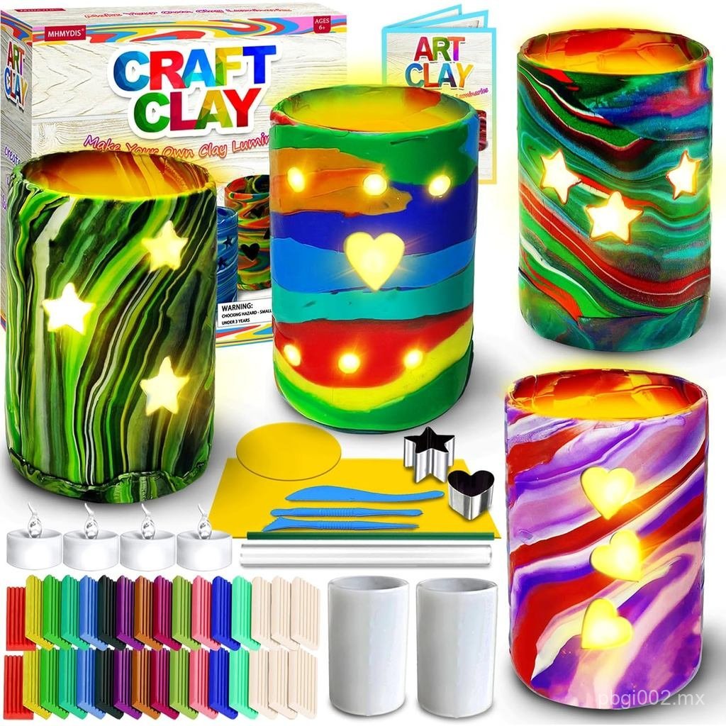 Collabell Kit de manualidades de pintura de madera de Navidad, pinta tus propios adornos de Navidad, rebanadas de madera sin terminar, manualidades de Navidad para niños y adultos, suministros de arte