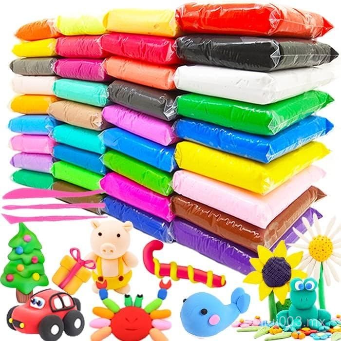 Set De 36 Colores De Arcilla Polimérica Que Seca Al Aire – Kit De Manualidades Para Niños 4-12 Años