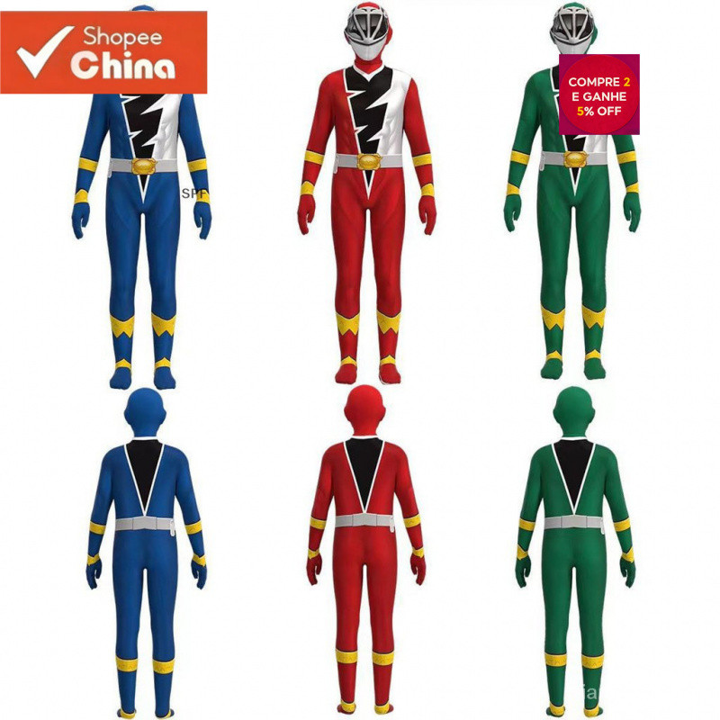 Power Rangers Dino Fury Cosplay Disfraces Para Niños , De Fiesta ...