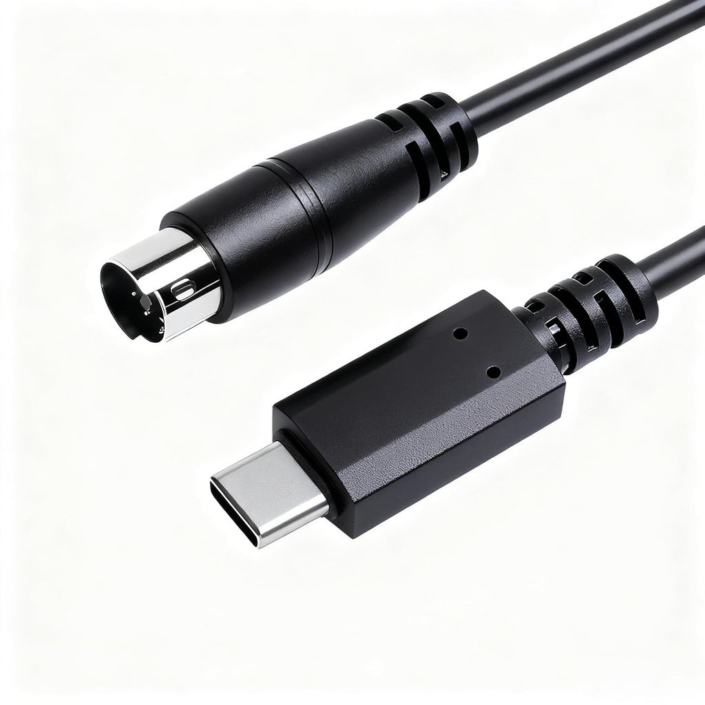 Cable USB-C A Mini-din 7 Macho Para La Serie IK Multimedia iRig , HD ...